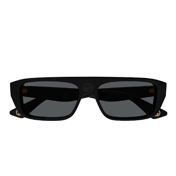 NWT Gucci GG1617S-001 Black Square 56mm Sunglasses